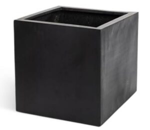 Kruka Cube svart 45 x 45 x 45 cm