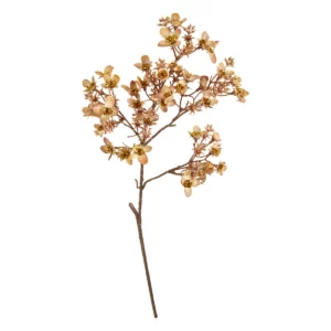 Konstgjord guldig syren med glitter pistill 76 cm