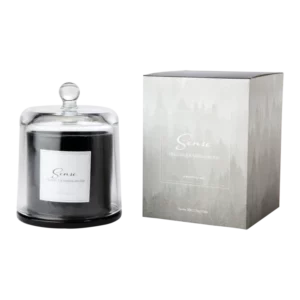 Doftljus | SENSE Doftljus med kupa Liquorice & sandalwood, Svart