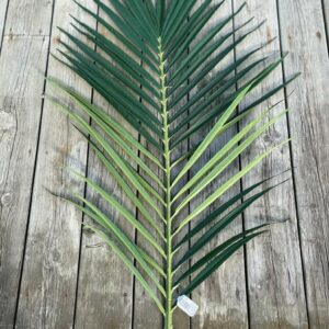 Konstgjort palmblad Areca grönt UV 110 cm